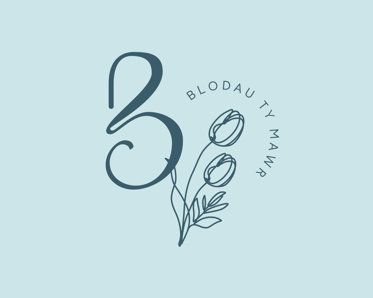 Blodau Ty Mawr Logo